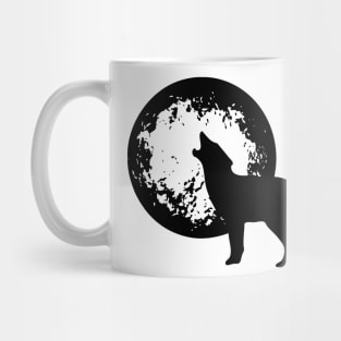 Wolf Howling at the moon Mug